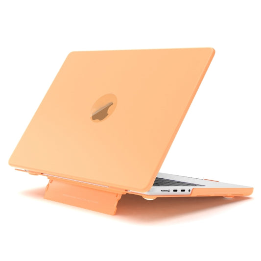 For Macbook Air 15.3 A3114 / M4 A3241 Frosted Translucent Laptop Protective Case(Yellow) - MacBook Air Cases by buy2fix | Online Shopping UK | buy2fix