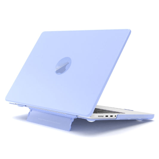 For Macbook Air 15.3 A3114 / M4 A3241 Frosted Translucent Laptop Protective Case(Purple) - MacBook Air Cases by buy2fix | Online Shopping UK | buy2fix