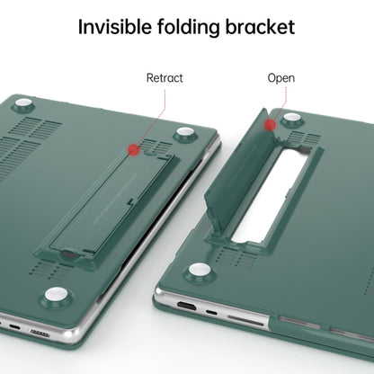 For Macbook Air 15.3 A3114 / M4 A3241 Frosted Translucent Laptop Protective Case(Mint Green) - MacBook Air Cases by buy2fix | Online Shopping UK | buy2fix