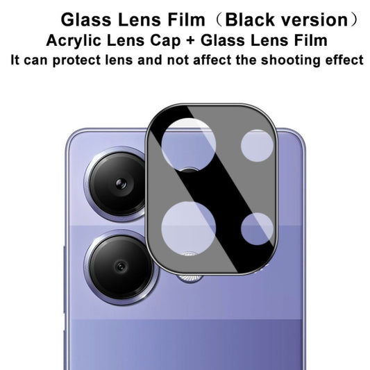 For Xiaomi Redmi Note 13 Pro 4G Global imak High Definition Integrated Glass Lens Film Black Version by imak