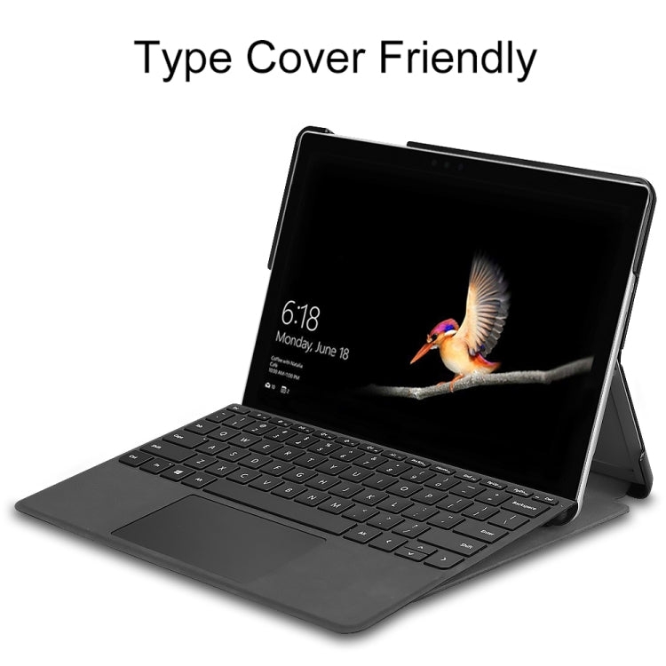 For Microsoft Surface Go 2 / Surface Go Voltage Elastic Texture Horizontal Flip Leather Case with Holder(Grey) by buy2fix