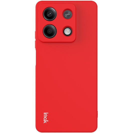For Xiaomi Redmi Note 13 5G IMAK UC-4 Series Straight Edge TPU Soft Phone Case(Red) - Xiaomi Cases by imak | Online Shopping UK | buy2fix