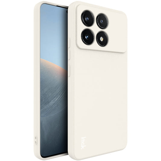 For Xiaomi Redmi K70 5G/K70 Pro 5G IMAK UC-4 Series Straight Edge TPU Soft Phone Case(White) - Xiaomi Cases by imak | Online Shopping UK | buy2fix