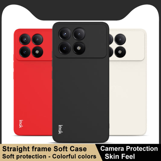 For Xiaomi Redmi K70 5G/K70 Pro 5G IMAK UC-4 Series Straight Edge TPU Soft Phone Case(White) - Xiaomi Cases by imak | Online Shopping UK | buy2fix
