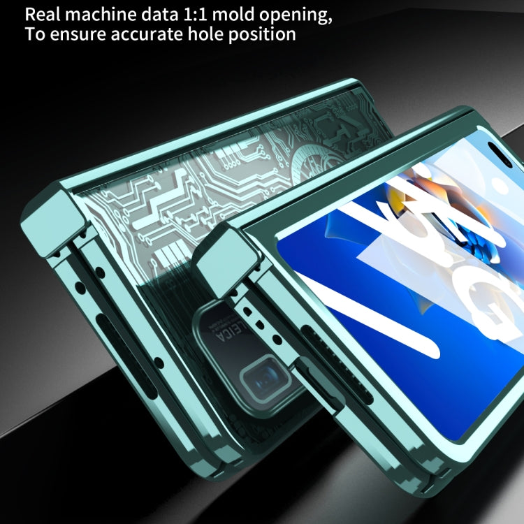 For Huawei Mate X2 Mechanical Legend Integrated Electroplating All-inclusive Phone Case(Silver) - Huawei Cases by buy2fix | Online Shopping UK | buy2fix