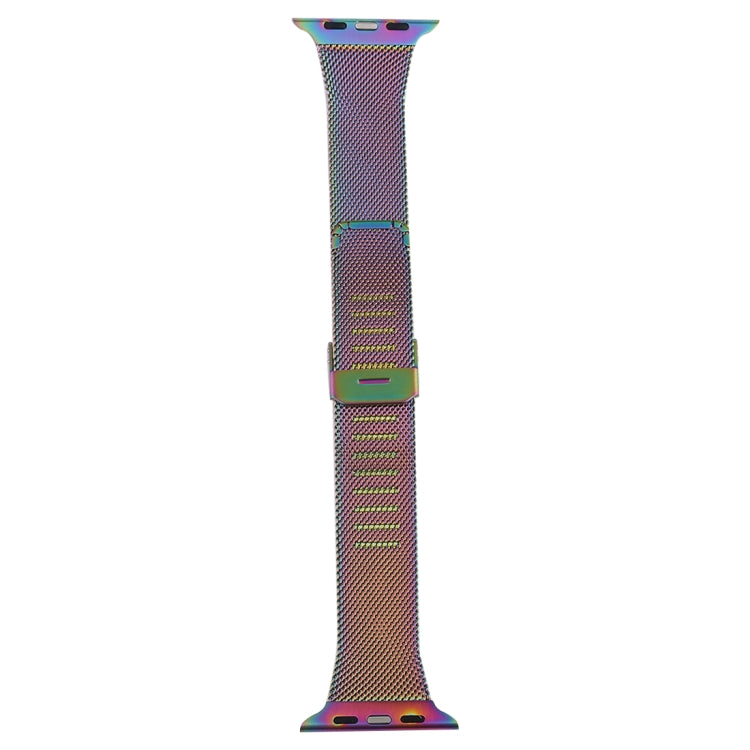 For Apple Watch Series 7 41mm / 6 & SE & 5 & 4 40mm / 3 & 2 & 1 38mm Milanese Stainless Steel Watch Band(Colour) by buy2fix