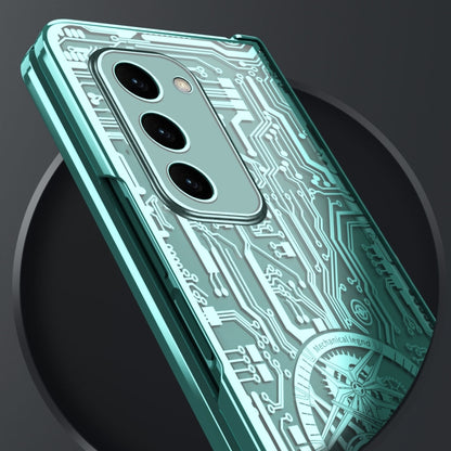 For Samsung Galaxy Z Fold2 5G Mechanical Legend Integrated Electroplating All-inclusive Phone Case(Silver) - Galaxy Phone Cases by buy2fix | Online Shopping UK | buy2fix