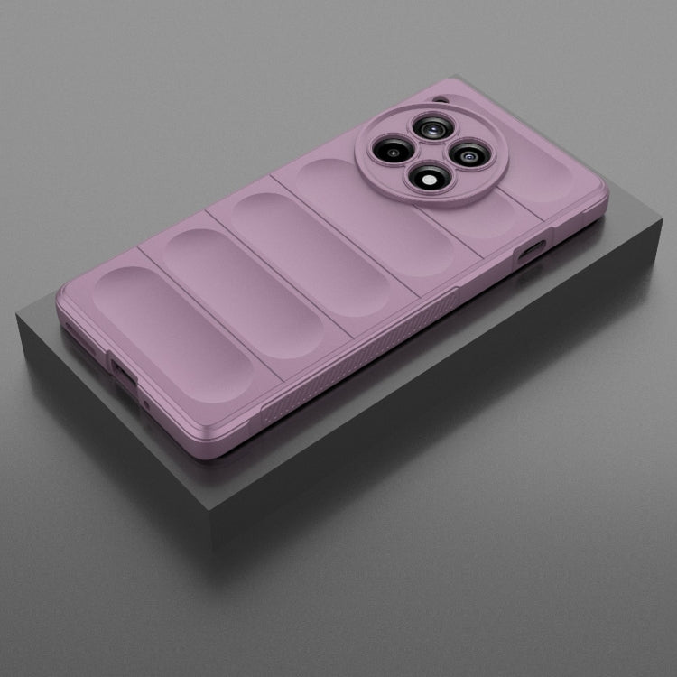 For OnePlus Ace 3 5G Magic Shield TPU + Flannel Phone Case(Purple) - OnePlus Cases by buy2fix | Online Shopping UK | buy2fix