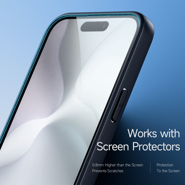 For iPhone 16e DUX DUCIS Aimo Series Frosted Feel Phone Case(Black) by DUX DUCIS