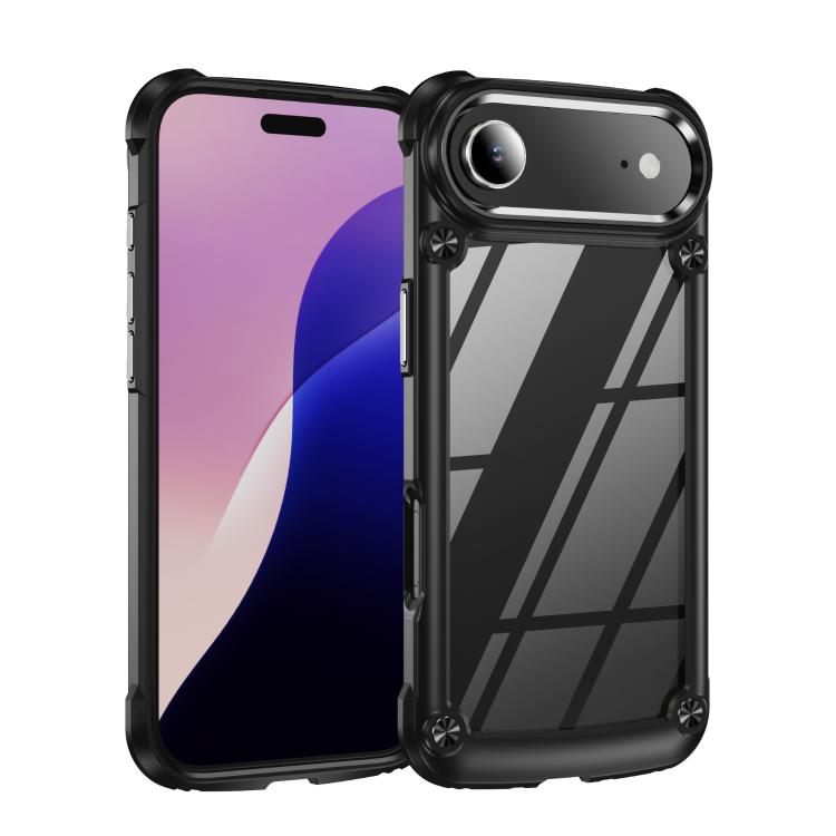 For iPhone Air TPU + PC Lens Protection Phone Case(Black) - iPhone Air Cases by buy2fix | Online Shopping UK | buy2fix