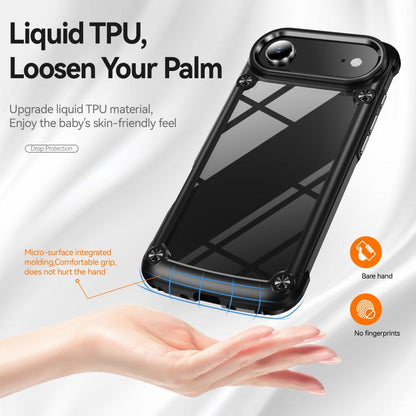 For iPhone Air TPU + PC Lens Protection Phone Case(Black) - iPhone Air Cases by buy2fix | Online Shopping UK | buy2fix