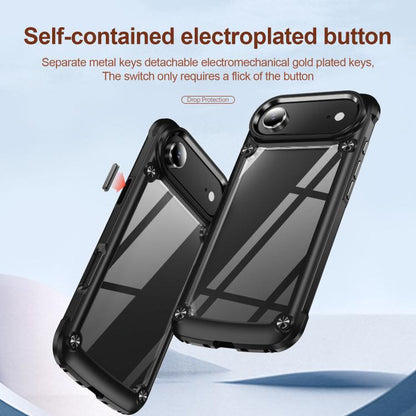 For iPhone Air TPU + PC Lens Protection Phone Case(Black) - iPhone Air Cases by buy2fix | Online Shopping UK | buy2fix