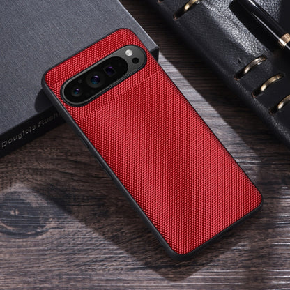 For Google Pixel 9 Nylon Cloth Texture Shockproof PC+TPU Phone Case(Red) by buy2fix