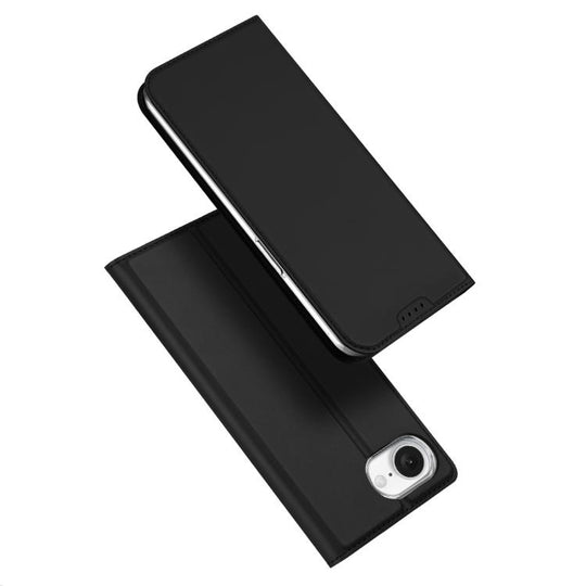 For iPhone 17e / 16e DUX DUCIS Skin Pro Series Flip Leather Phone Case(Black)
