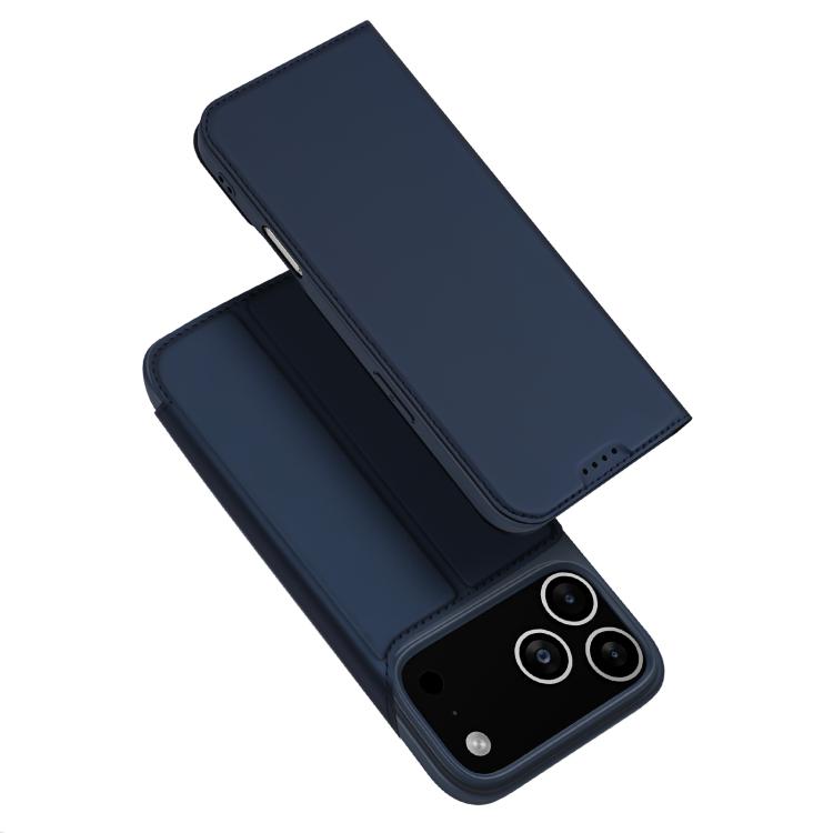 For iPhone 17 Pro DUX DUCIS Skin Pro Series Flip Leather Phone Case(Blue) - iPhone 17 Pro Cases by DUX DUCIS | Online Shopping UK | buy2fix