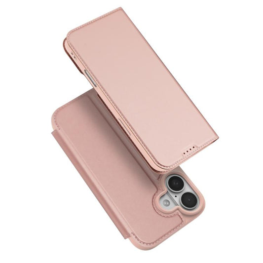 For iPhone 17 DUX DUCIS Skin Pro Series Flip Leather Phone Case(Rose Gold) - iPhone 17 Cases by DUX DUCIS | Online Shopping UK | buy2fix