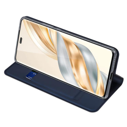 For Honor Magic7 Lite / X9c DUX DUCIS Skin Pro Series Flip Leather Phone Case(Blue) - Honor Cases by DUX DUCIS | Online Shopping UK | buy2fix
