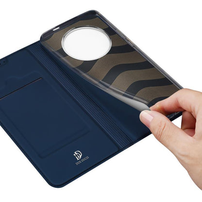 For Honor Magic7 Lite / X9c DUX DUCIS Skin Pro Series Flip Leather Phone Case(Blue) - Honor Cases by DUX DUCIS | Online Shopping UK | buy2fix