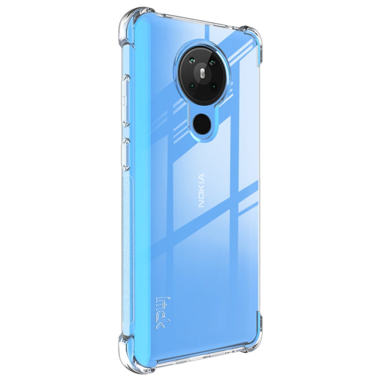 For Nokia 5.3 IMAK Full Coverage Shockproof TPU Protective Case(Transparent) - Nokia Cases by imak | Online Shopping UK | buy2fix