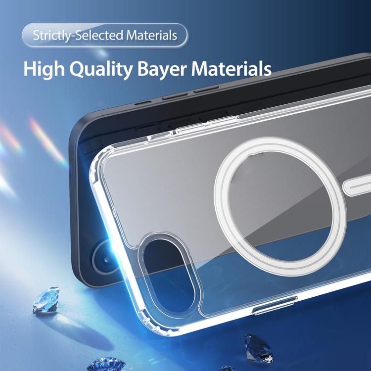 For iPhone 16e DUX DUCIS Clin Mag Series Magsafe TPU Phone Case(Transparent) - iPhone 16e Cases by DUX DUCIS | Online Shopping UK | buy2fix