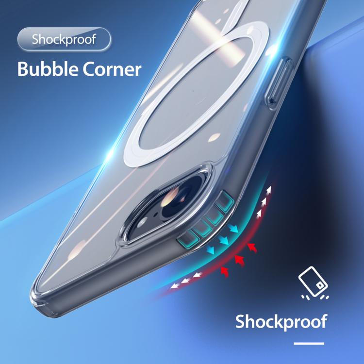 For iPhone 16e DUX DUCIS Clin Mag Series Magsafe TPU Phone Case(Transparent) - iPhone 16e Cases by DUX DUCIS | Online Shopping UK | buy2fix