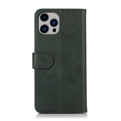 For iPhone 16 Pro Max Cow Texture Leather Phone Case(Green) by buy2fix