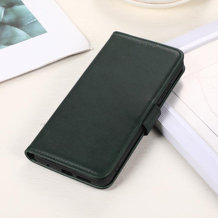 For iPhone 16e Cow Texture Leather Phone Case(Green) - iPhone 16e Cases by buy2fix | Online Shopping UK | buy2fix