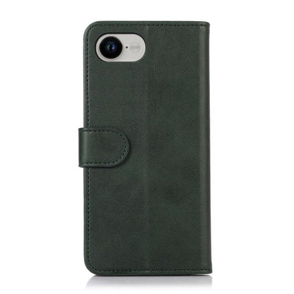 For iPhone 16e Cow Texture Leather Phone Case(Green) - iPhone 16e Cases by buy2fix | Online Shopping UK | buy2fix
