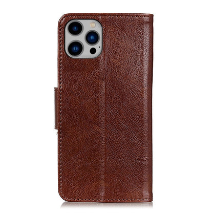 For iPhone 16 Pro Nappa Texture Leather Case(Brown) by buy2fix