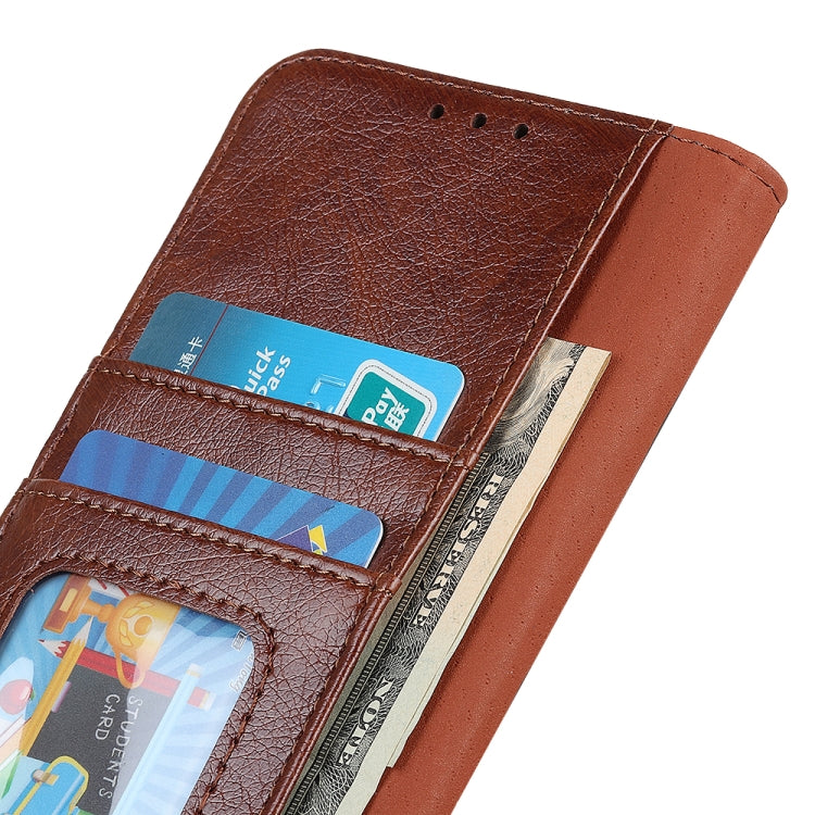For iPhone 16 Pro Nappa Texture Leather Case(Brown) by buy2fix