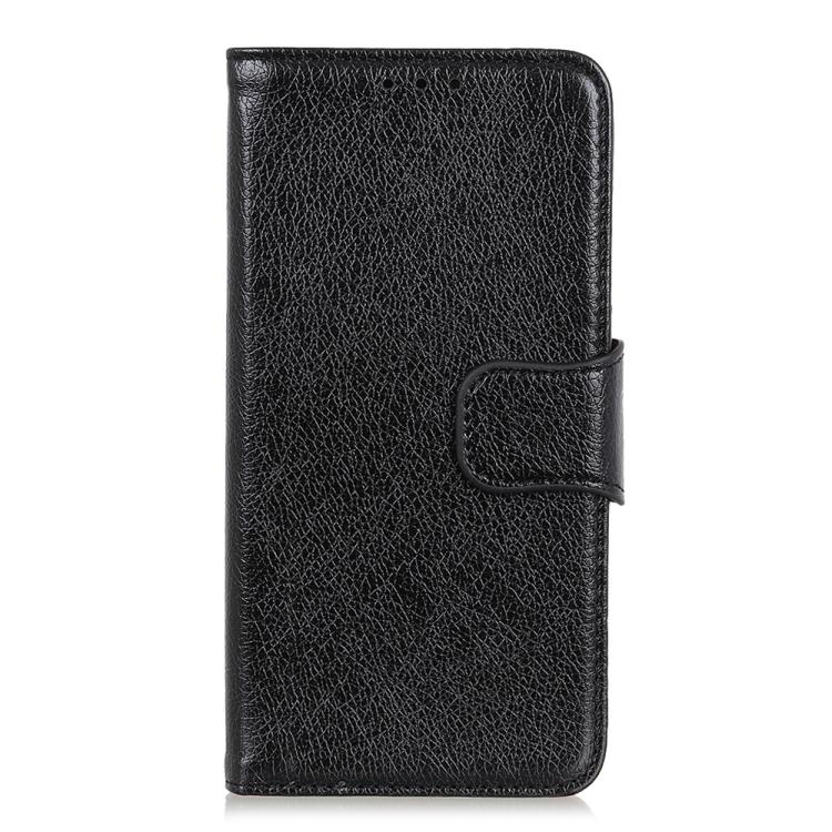 For iPhone 16e Nappa Texture Leather Case(Black) - iPhone 16e Cases by buy2fix | Online Shopping UK | buy2fix