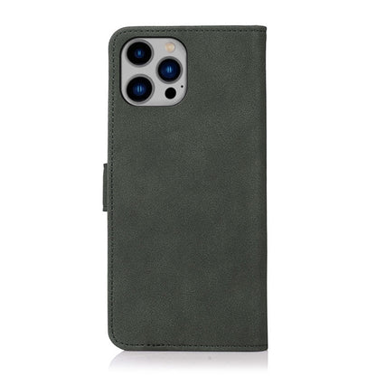 For iPhone 16 Pro Max KHAZNEH Matte Texture Leather Phone Case(Green) by buy2fix