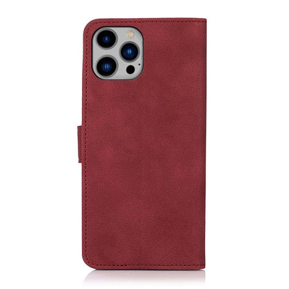For iPhone 16 Pro KHAZNEH Matte Texture Leather Phone Case(Red) by buy2fix