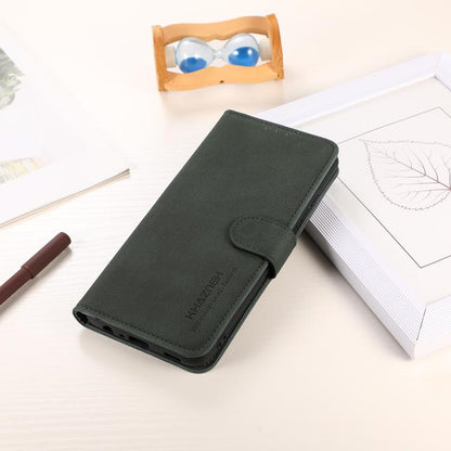 For iPhone 17 Pro Max KHAZNEH Matte Texture Leather Phone Case(Green) - iPhone 17 Pro Max Cases by buy2fix | Online Shopping UK | buy2fix
