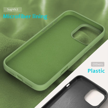 For iPhone 16 Pro Max Solid Color Silicone Phone Case(Mint Green) by buy2fix