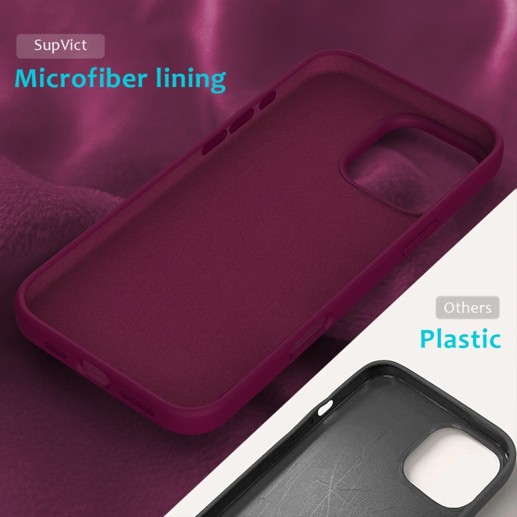 For iPhone 16 Pro Max Solid Color Silicone Phone Case(Violet) by buy2fix