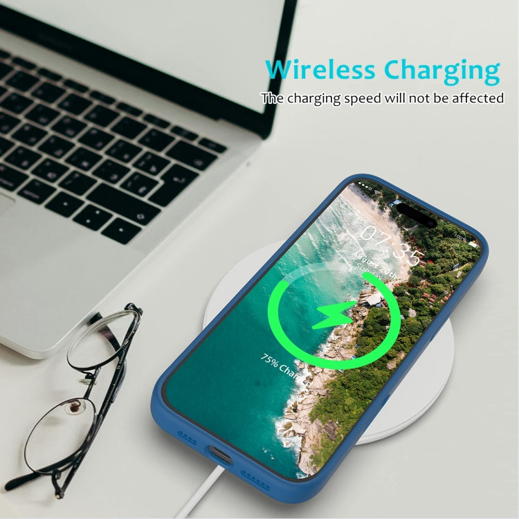 For iPhone 16 Pro Solid Color Silicone Phone Case(Cobalt Blue) by buy2fix