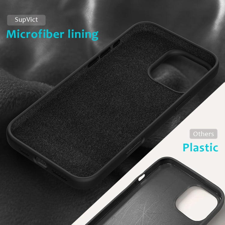 For iPhone 16 Pro Solid Color Silicone Phone Case(Black) by buy2fix