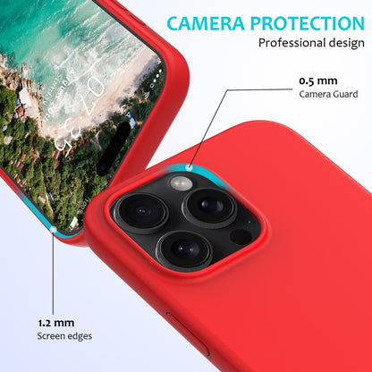 For iPhone 16 Pro Solid Color Silicone Phone Case(Red) by buy2fix