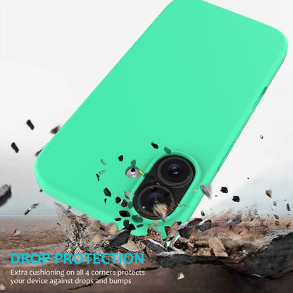 For iPhone 16 Plus Solid Color Silicone Phone Case(Green) by buy2fix