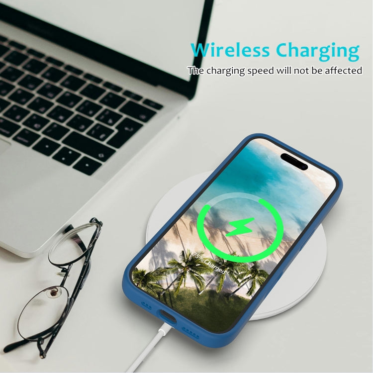For iPhone 16 Solid Color Silicone Phone Case(Cobalt Blue) by buy2fix