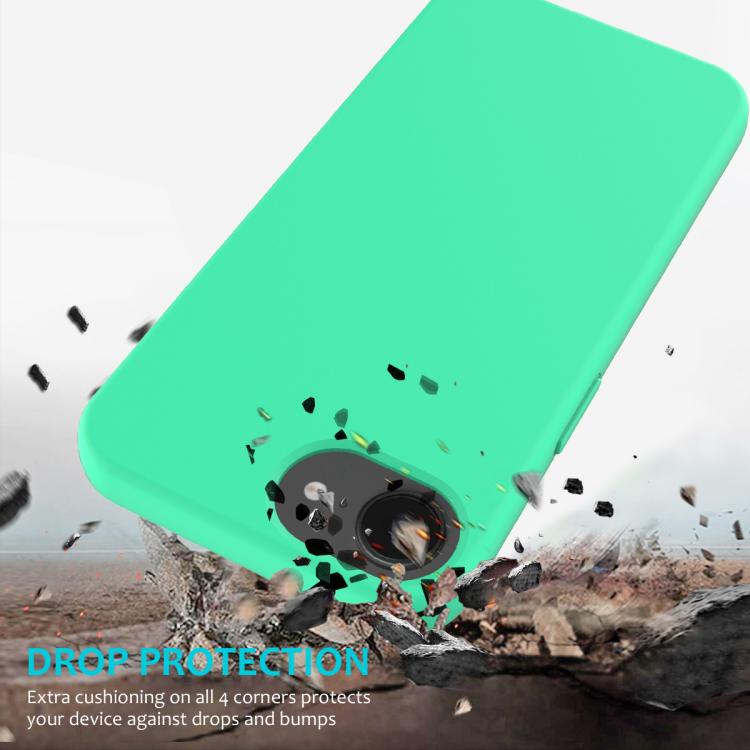 For iPhone 16e Solid Color Silicone Phone Case(Green) - iPhone 16e Cases by buy2fix | Online Shopping UK | buy2fix