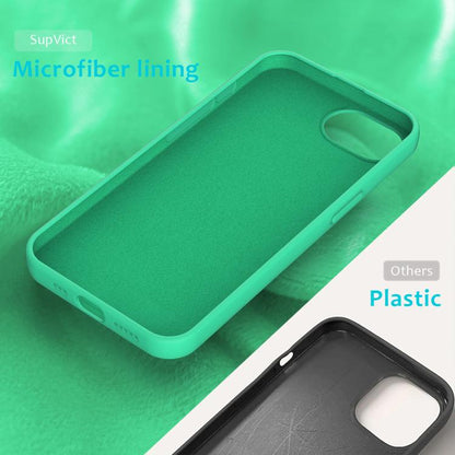 For iPhone 16e Solid Color Silicone Phone Case(Green) - iPhone 16e Cases by buy2fix | Online Shopping UK | buy2fix
