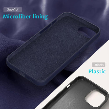 For iPhone 16e Solid Color Silicone Phone Case(Midnight Blue) - iPhone 16e Cases by buy2fix | Online Shopping UK | buy2fix