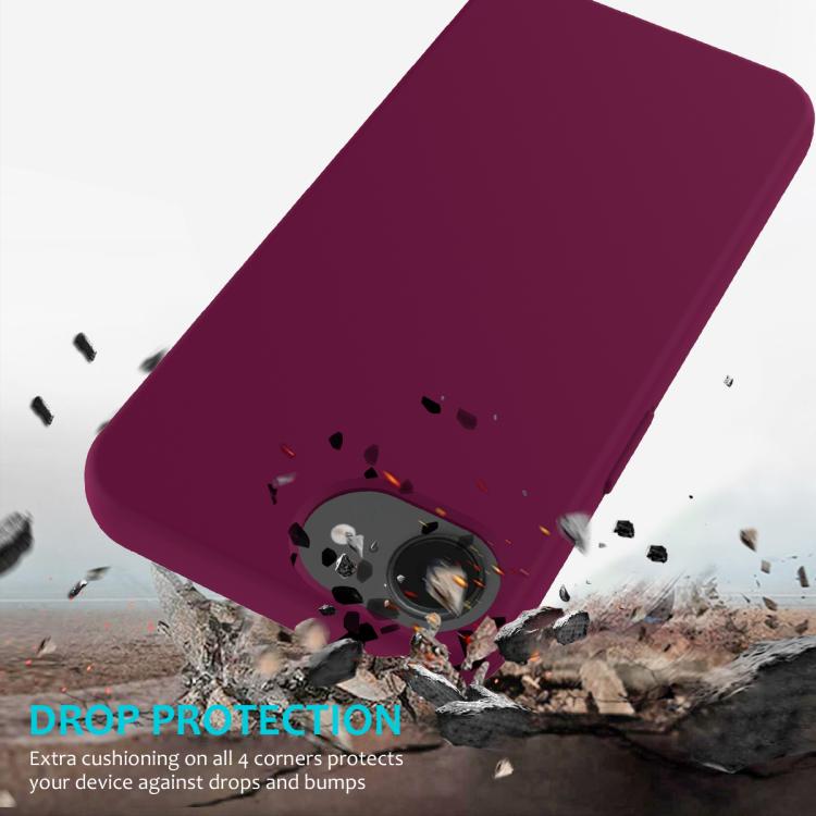 For iPhone 16e Solid Color Silicone Phone Case(Violet) - iPhone 16e Cases by buy2fix | Online Shopping UK | buy2fix