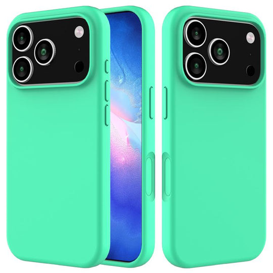 For iPhone 18 Pro Max / 17 Pro Max Solid Color Silicone Phone Case(Green)