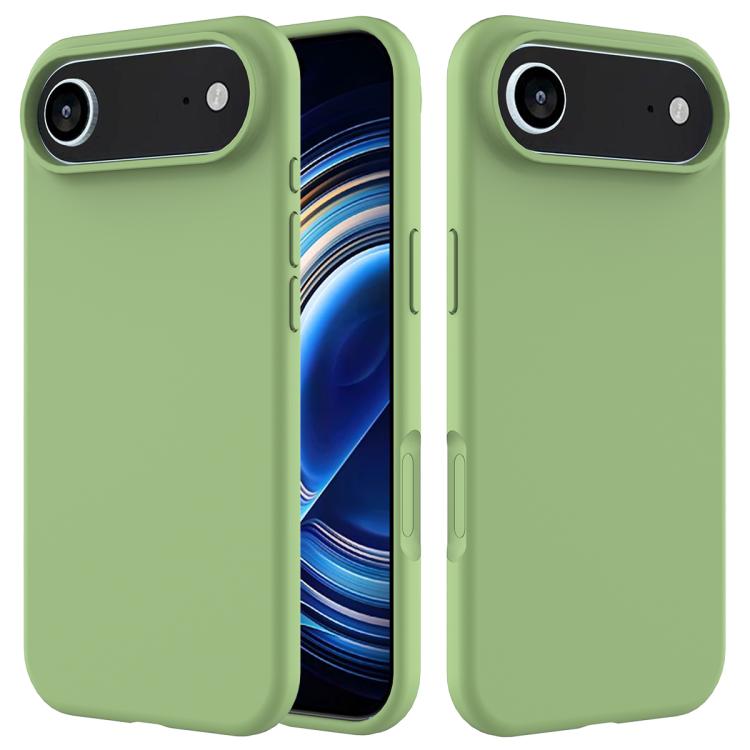 For iPhone Air Solid Color Silicone Phone Case(Mint Green) - iPhone Air Cases by buy2fix | Online Shopping UK | buy2fix