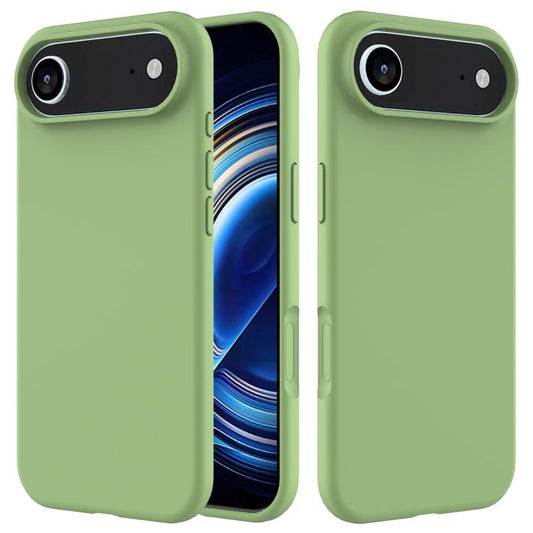 For iPhone Air Solid Color Silicone Phone Case(Mint Green) - iPhone Air Cases by buy2fix | Online Shopping UK | buy2fix