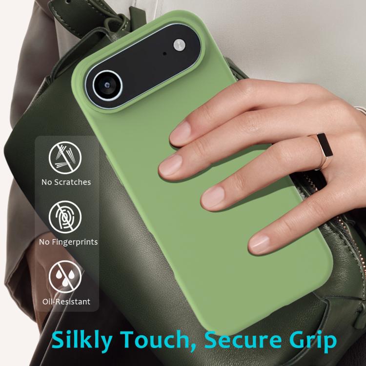 For iPhone Air Solid Color Silicone Phone Case(Mint Green) - iPhone Air Cases by buy2fix | Online Shopping UK | buy2fix