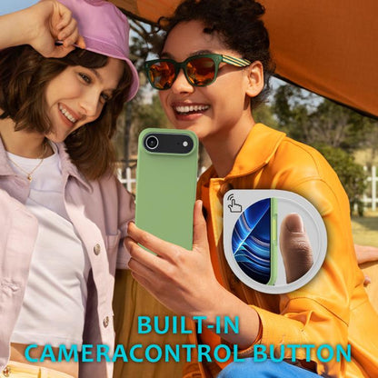 For iPhone Air Solid Color Silicone Phone Case(Mint Green) - iPhone Air Cases by buy2fix | Online Shopping UK | buy2fix